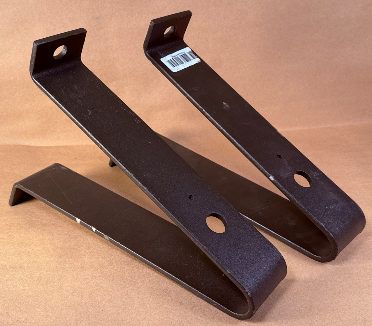 PAIR – Hubbell 4040 Heavy Duty Steel Mounting Bracket – Bronze Color 17940
