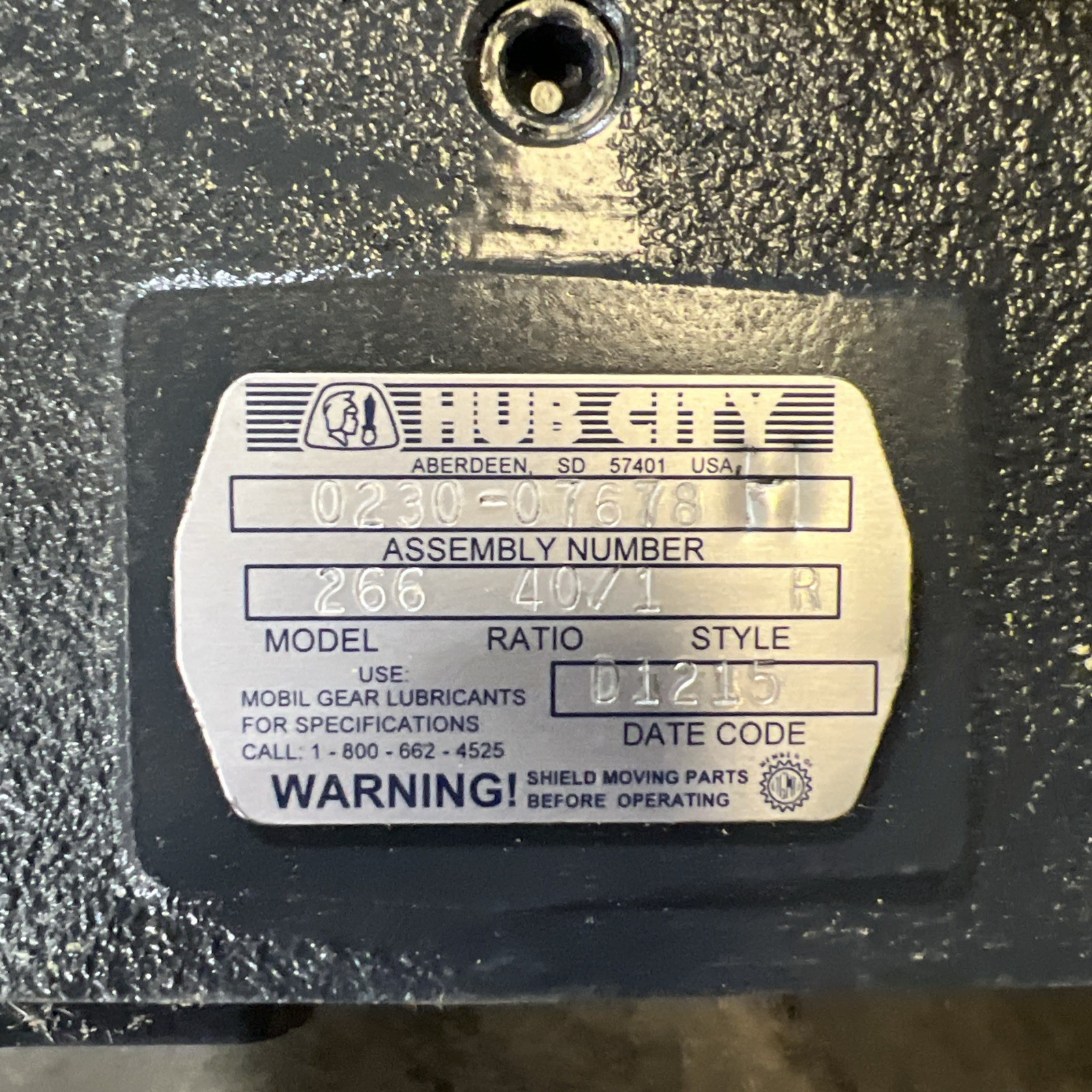 Hub City Model:266 Assembly Number 0230-07678. 40/1 Ratio. Style R. NEW!!
