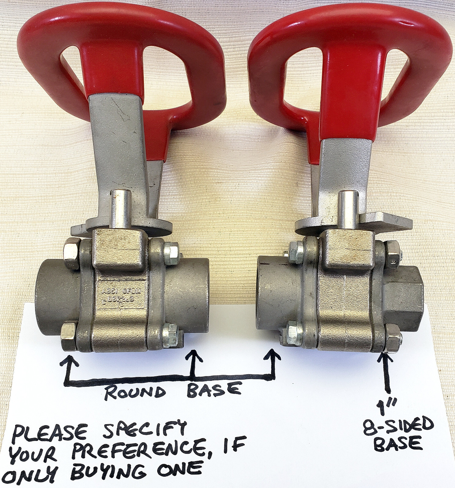 PARKER 1/2″ FNPT NPT Stainless Ball Valve 8F-SB8L-T-V-SS-S ~316 CF8M ~1000 psi~