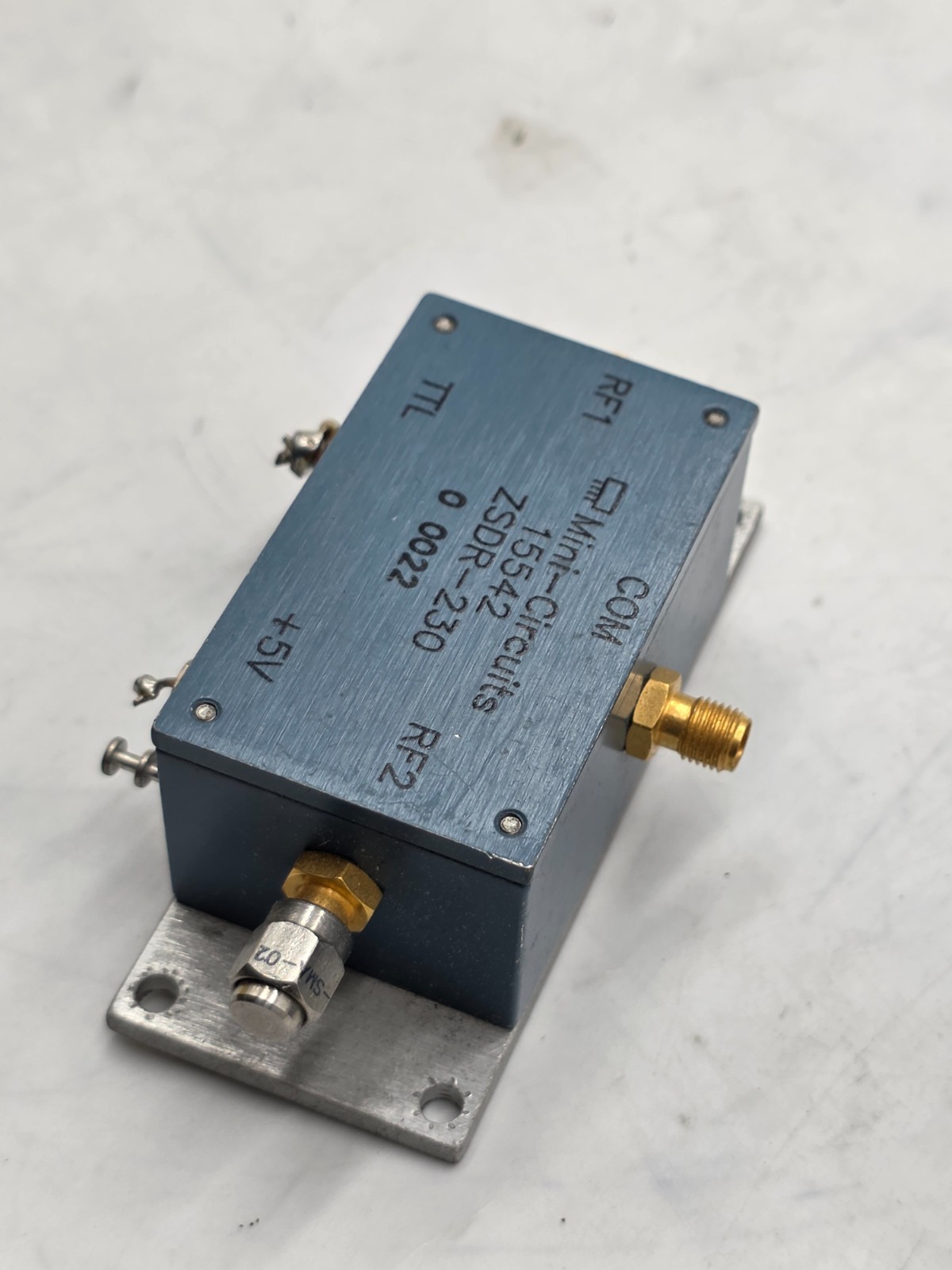 COM MINI-CIRCUITS 15542, ZSDR-230 10-3000MHz SMA RF Coaxial Microwave Switch