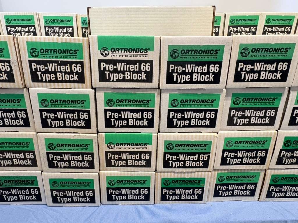 *LOT OF 109* *NEW* Ortronics Pre-Wired 66 Type Block Part OR-8050M157B