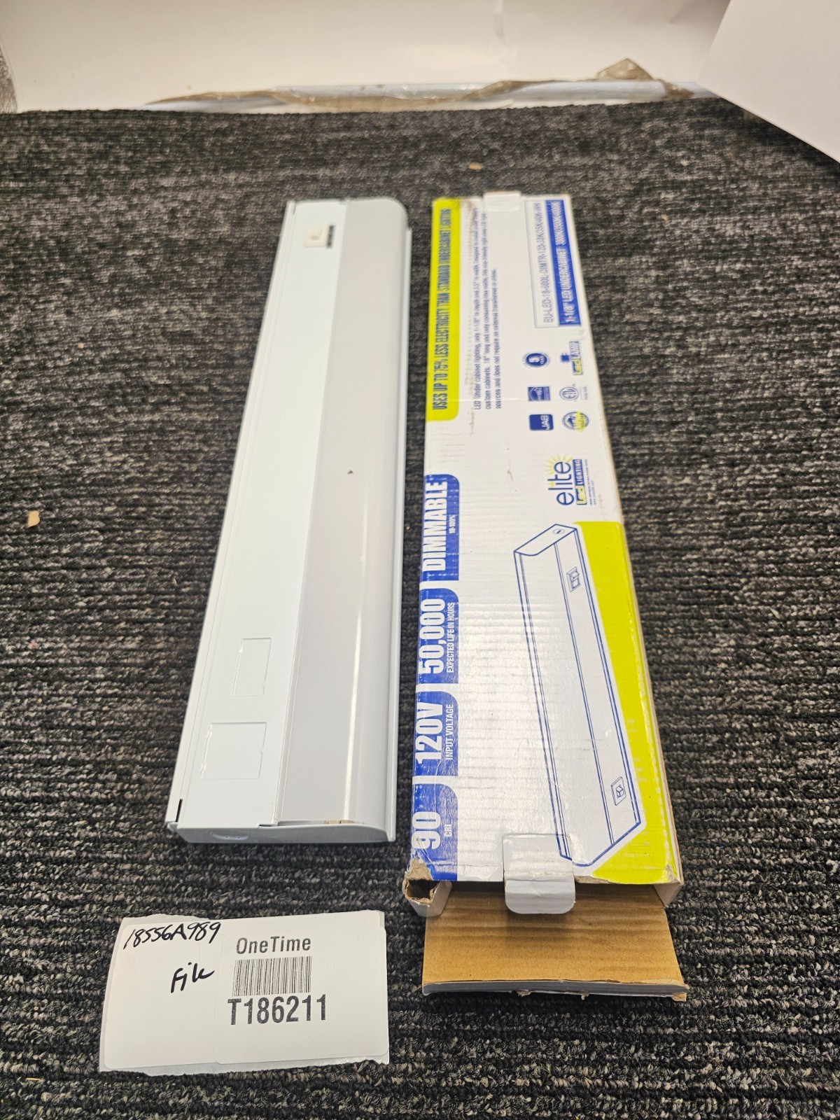 Elite Lighting EU-LED-18-600L-DIMTR-120-30K/35K/40K-WH LED Undercabinet 18″ 9 W
