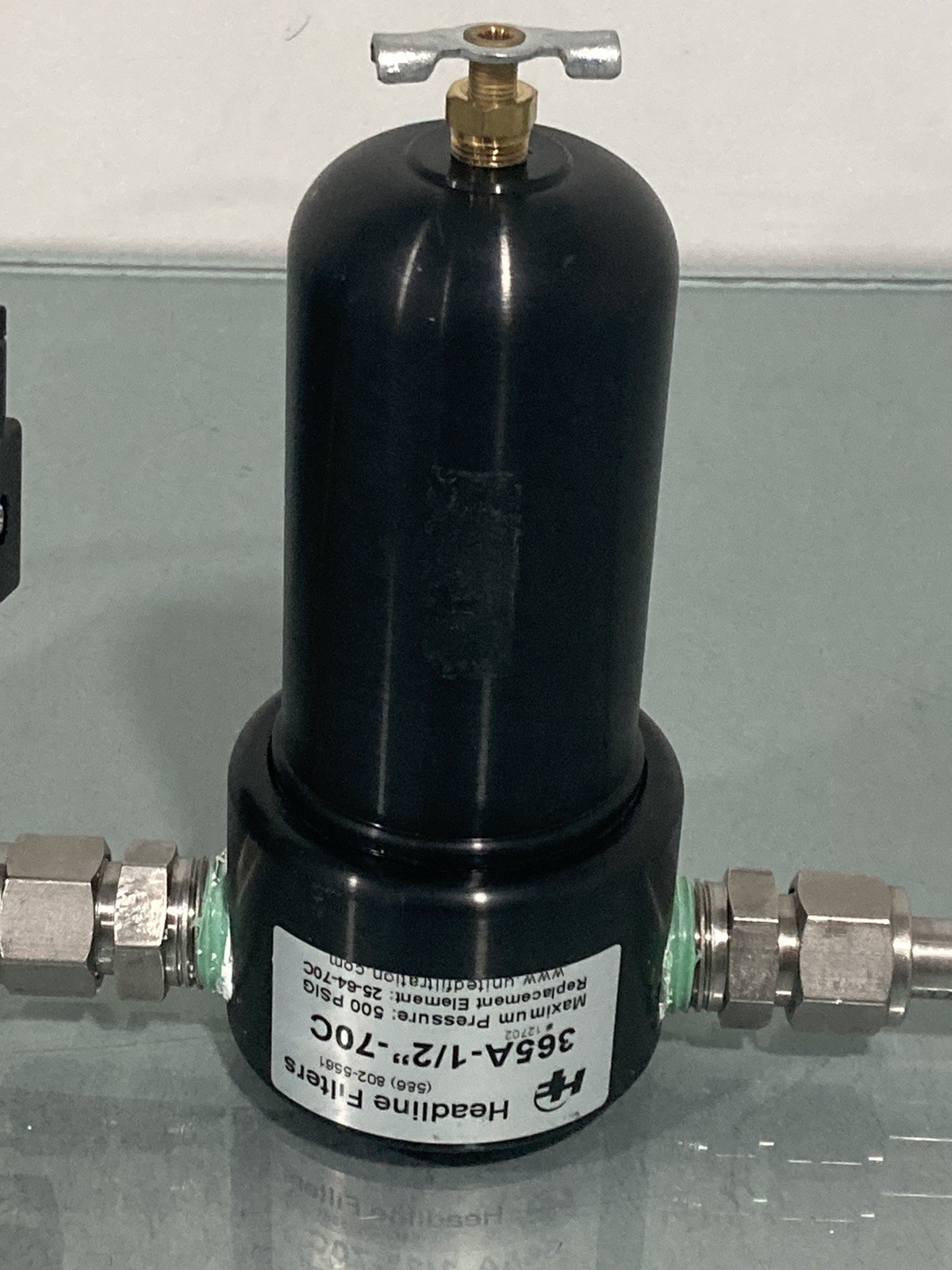 United Filter Systems 365A-1/2″- 70C Instrument Air/Gas Filter 500PSIG g135