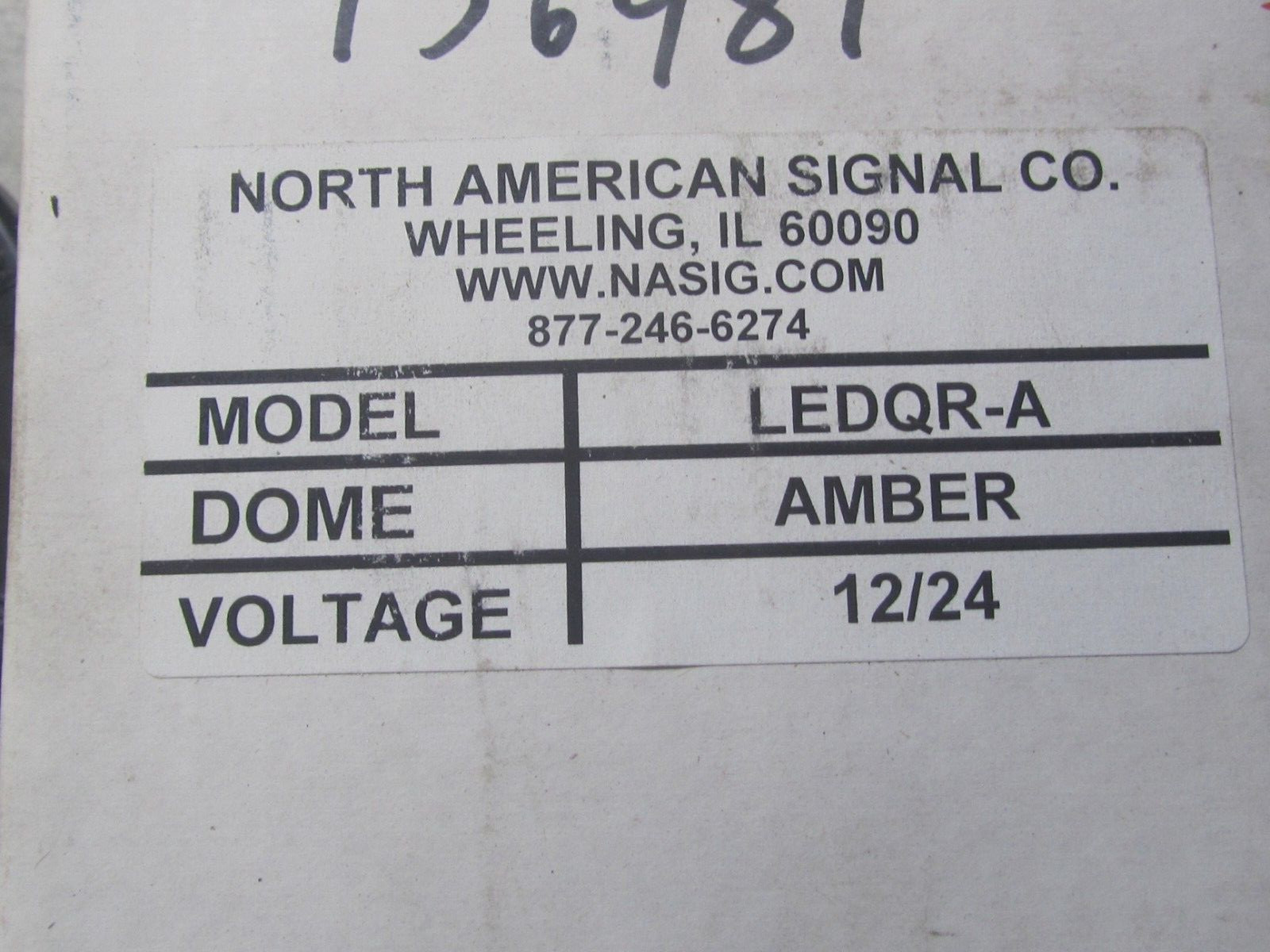NEW North American Signal LEDQR-A 4″ ROUND LED STROBE