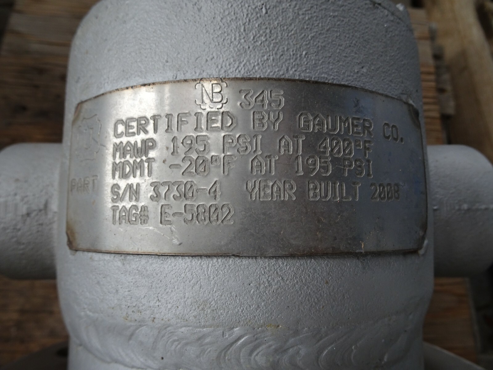 GAUMER PROCESS immersion HEATER 480 VAC 3 PHASE 1.5 KW STAINLESS 1344psi high