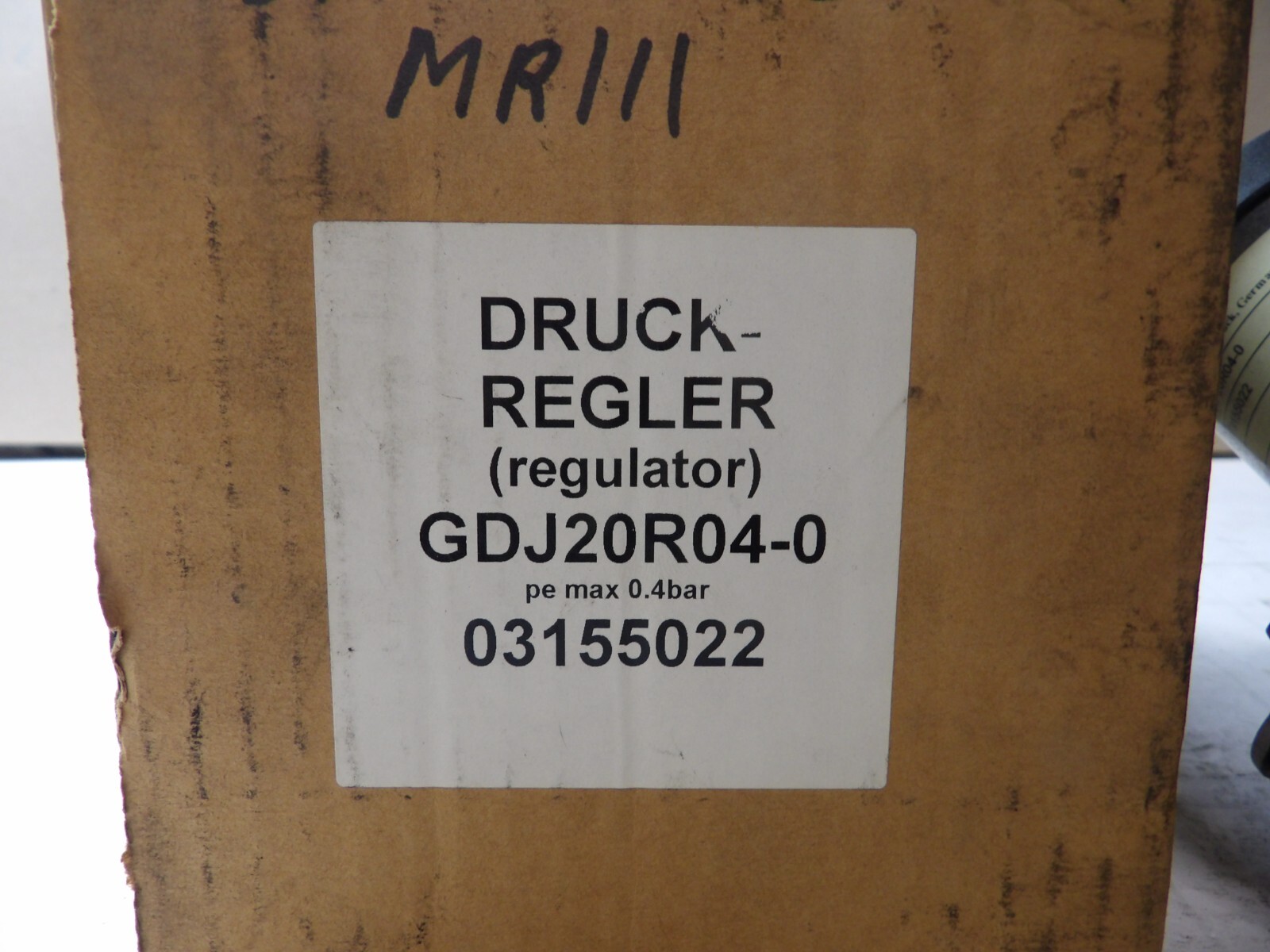 NEW KROM SCHRODER PRESSURE REGULATOR 3/4″ NPT 400 mBAR GDJ20R04-0 03155022
