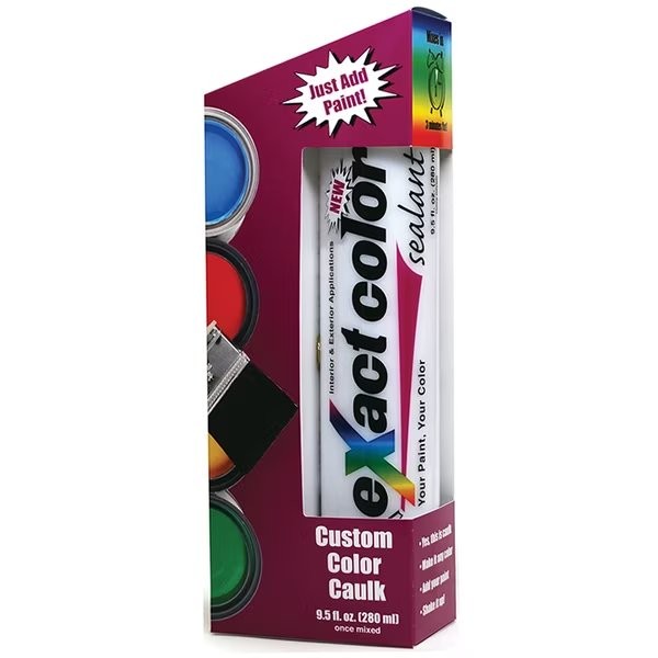 Exact Color Sealant, 9.5 oz, Acrylic Lat