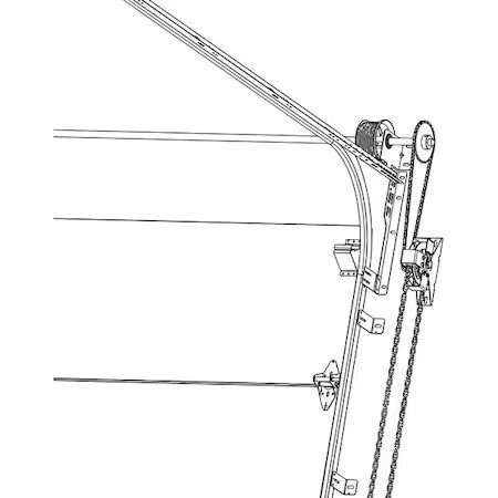 American Garage Door Supply Ch301hd-1 Commercial Door Opener, 16 Ft Door Height