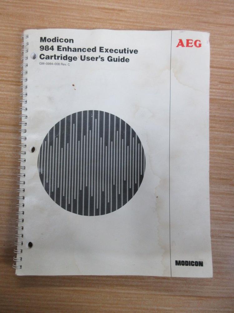 AEG GM-0984-008 Modicon 984 Enhanced Executive Cartridge User Guide Rev.C