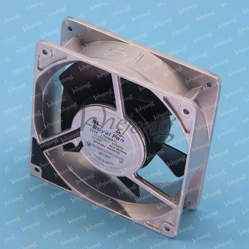 1PCS New ROYAL FAN UTHS457C Metal Cooling Fan AC 230V 20/18W