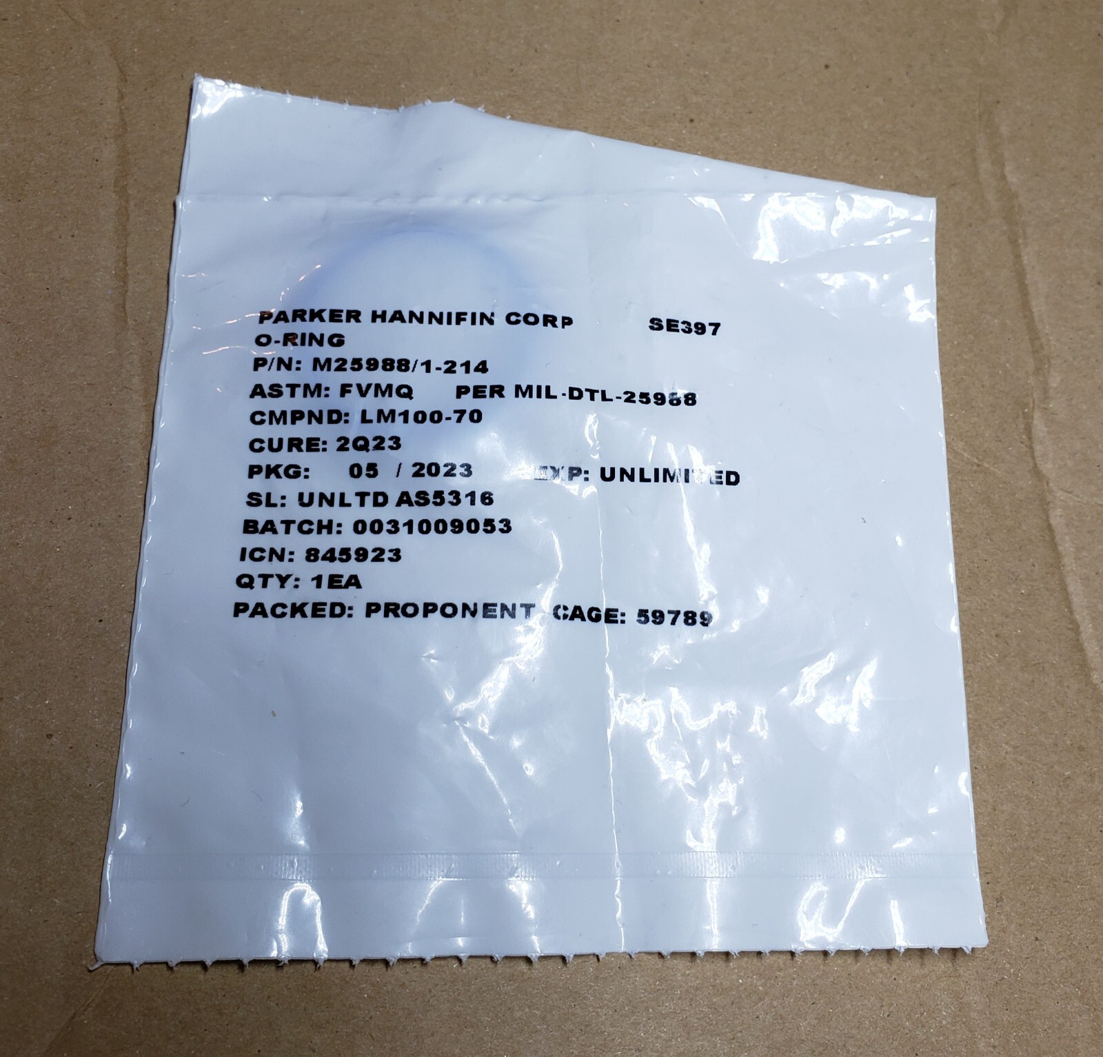Set 10 pcs M25988/1-214 – PARKER HANNIFIN – O-RING 5331010071608 / M259881214