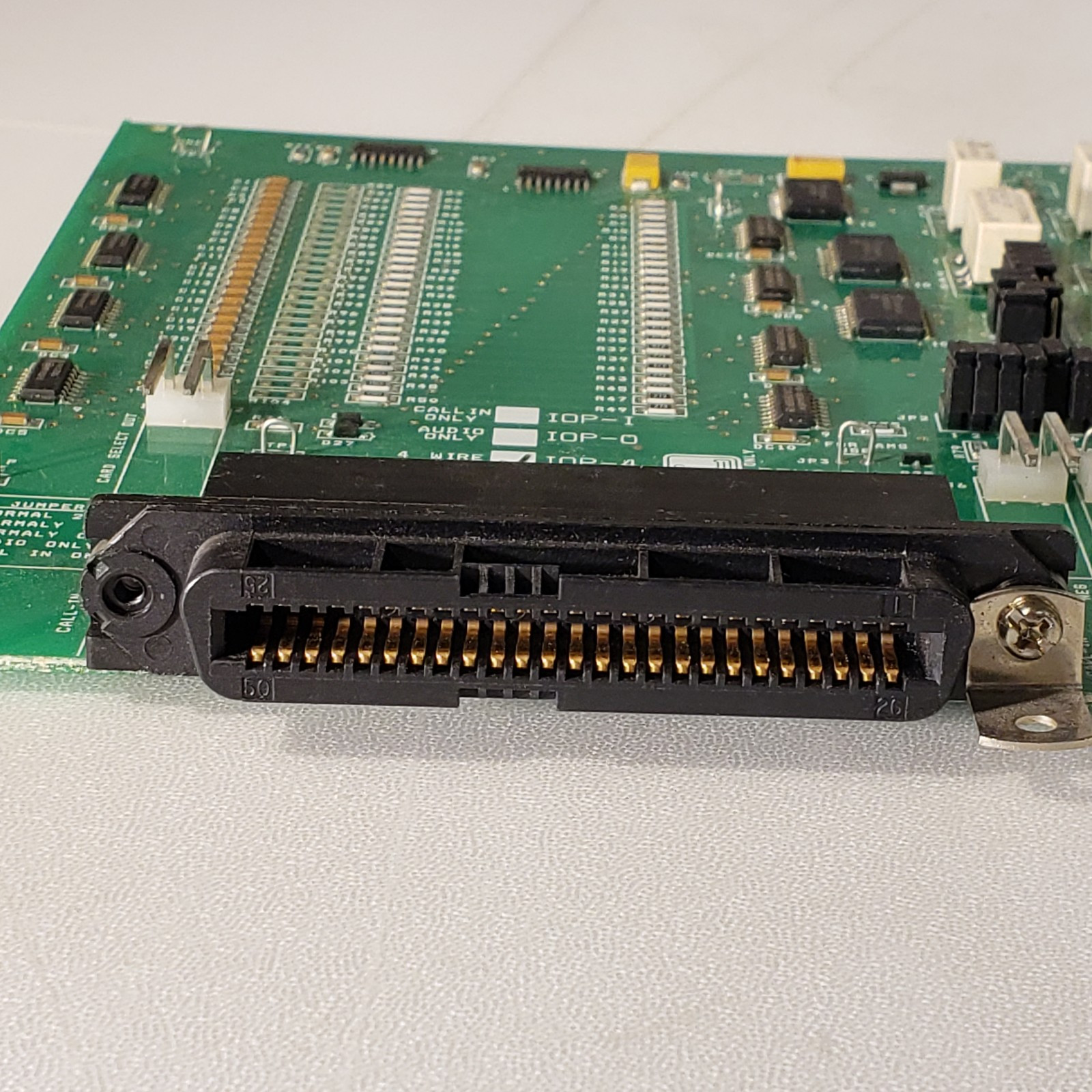 Telecor IOP-4 Rev 0.2 4 Wire File E-37 Plug In Module Control Board