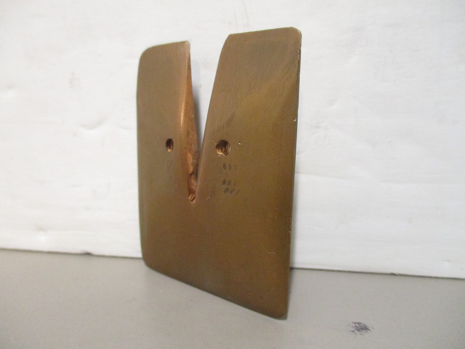 Brass Blade Guide Protector for Vintage Wolf Model R Electric Fabric Cutter