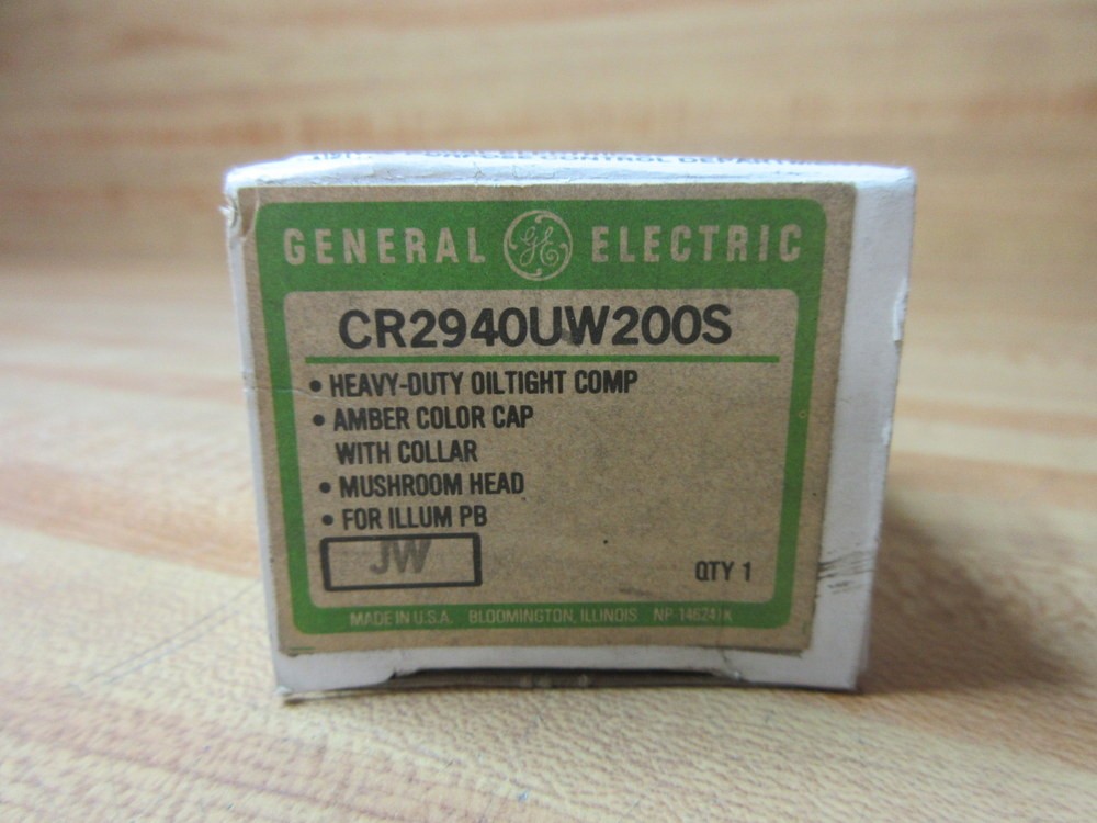 General Electric CR2940UW200S GE Push Button Cap Amber
