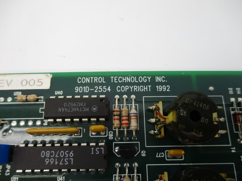 CONTROL TECHNOLOGY 2554 REV. 005 UNMP