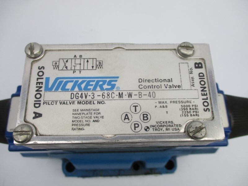 VICKERS DG5S4048CRMWB50 110/115/120VAC .54/.64A 3000PSI NSNP