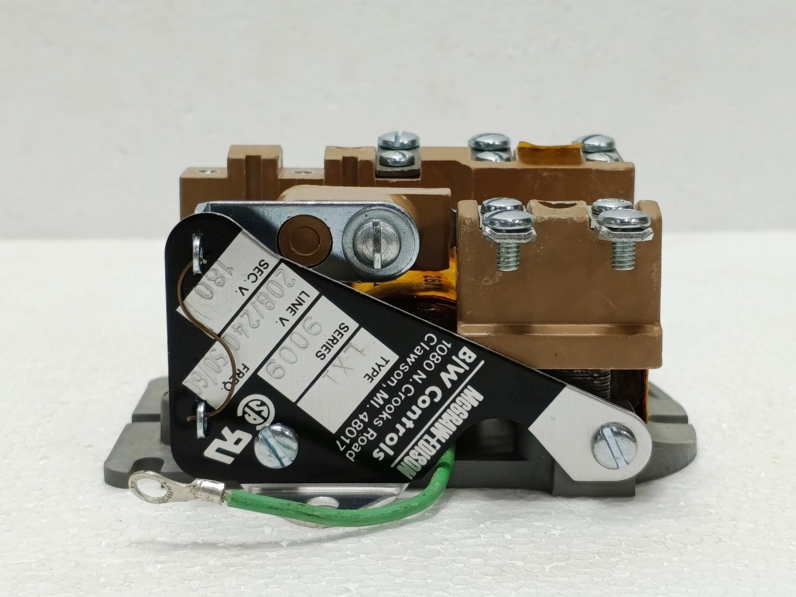 MCGRAW EDISON B/W CONTROLS 1100 LHX-1 TYPE LX1 LIQUID LEVEL RELAY 208/240V