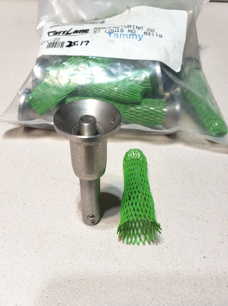 CARRLANE MARINE BALL LOCK PIN CL-6-MBPM-1.00-S 3/8″ Shank Dia.,1″ Grip Length