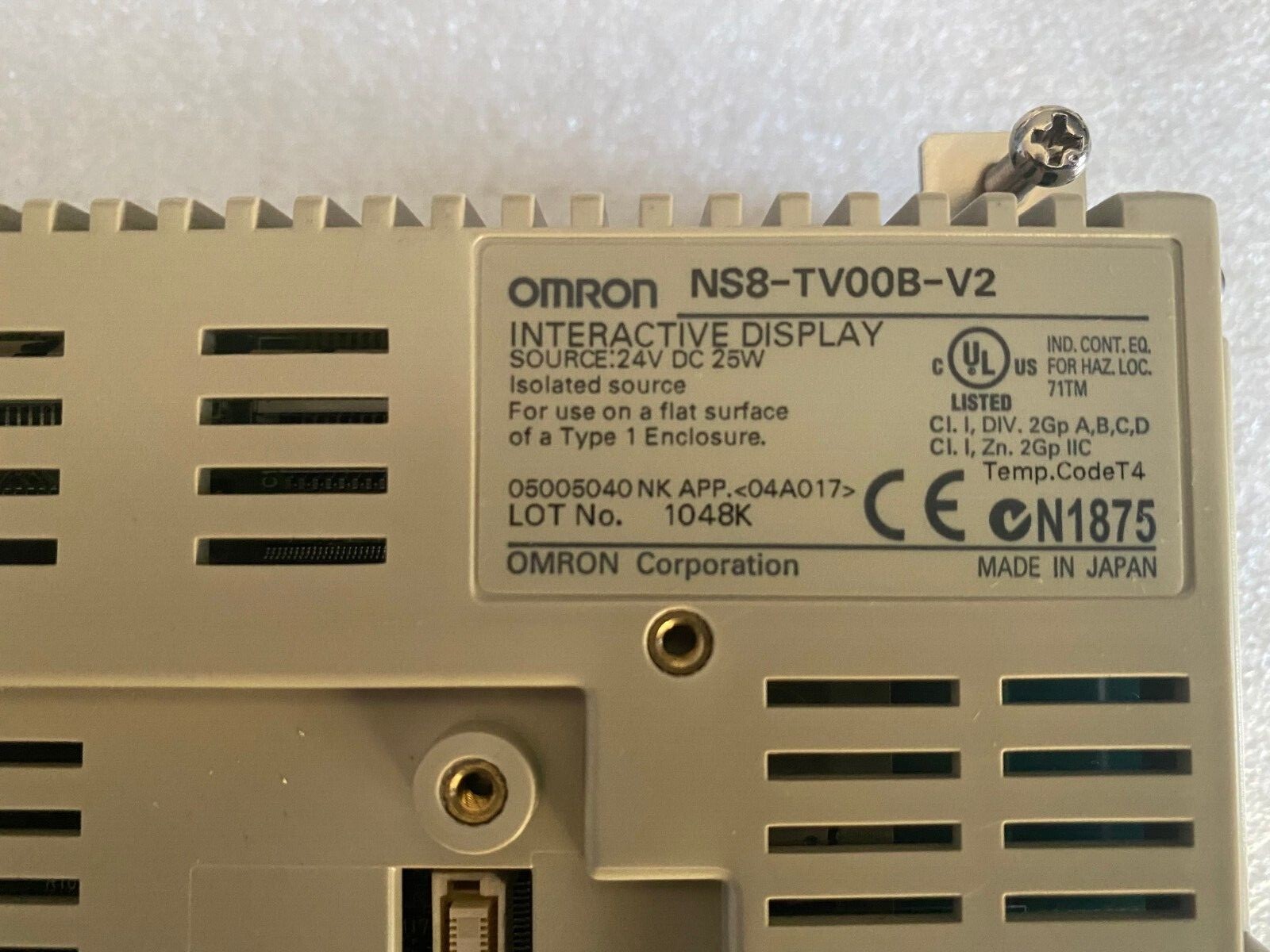 Omron NS8-TV00B-V2 Touch Screen (Used / Fully Tested)