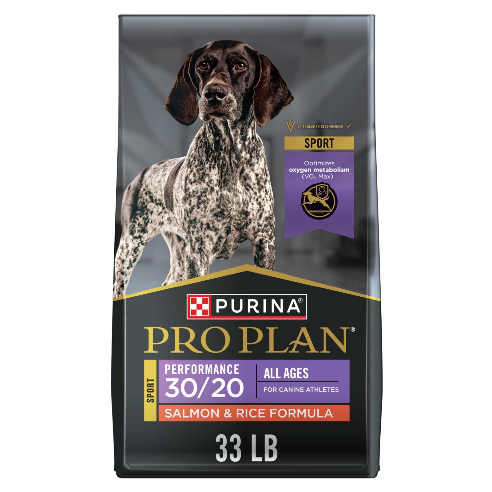 Purina Pro Plan Sport Performance 30/20 All Life Stages Dry Dog Food,Salmon,33lb
