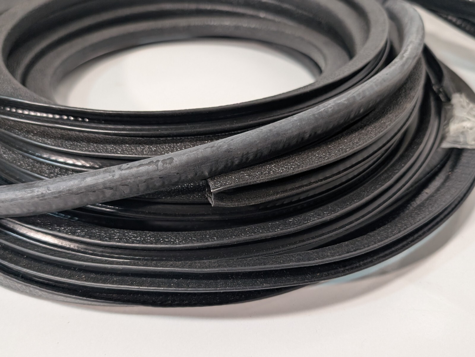 Lot of Assorted Industrial U-Shaped Keel Strip Black Sealing Seal Banding Trim