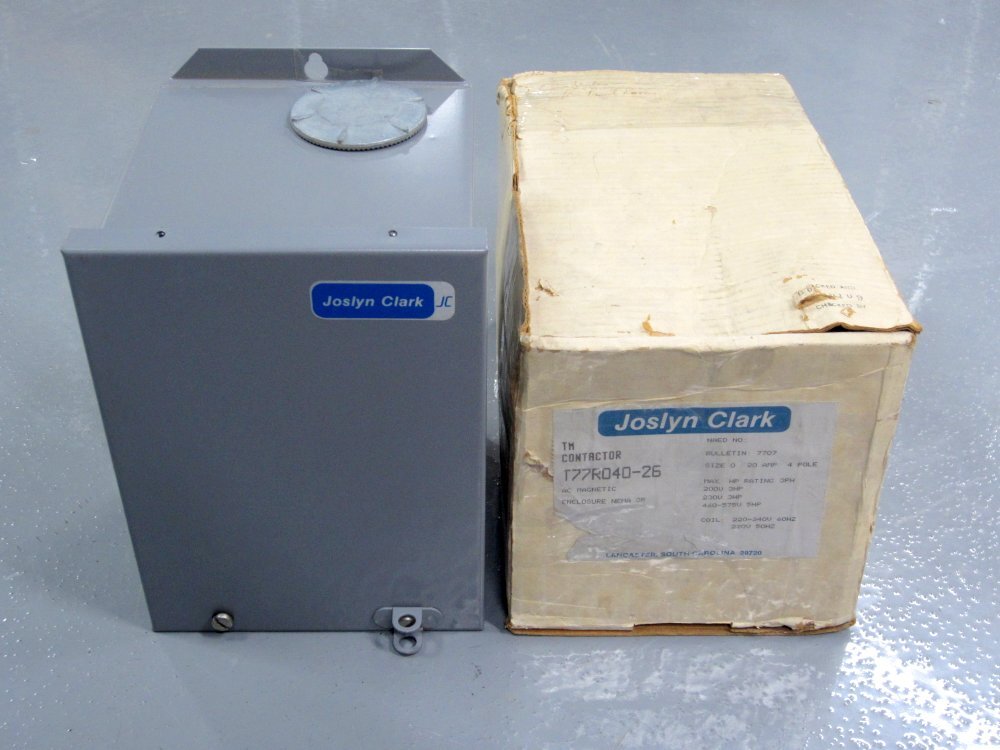 Joslyn Clark T77R040-26 TM Contactor T77R04026