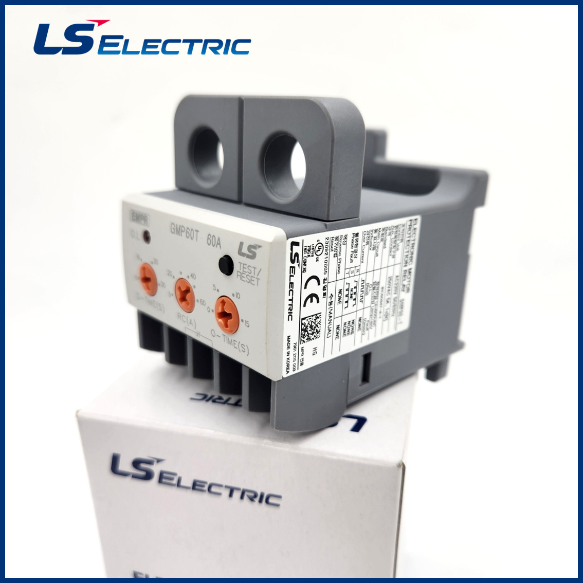**Ship From US** LS Electronic Motor Protection Relay GMP60-T 60A AC220V GMP60T