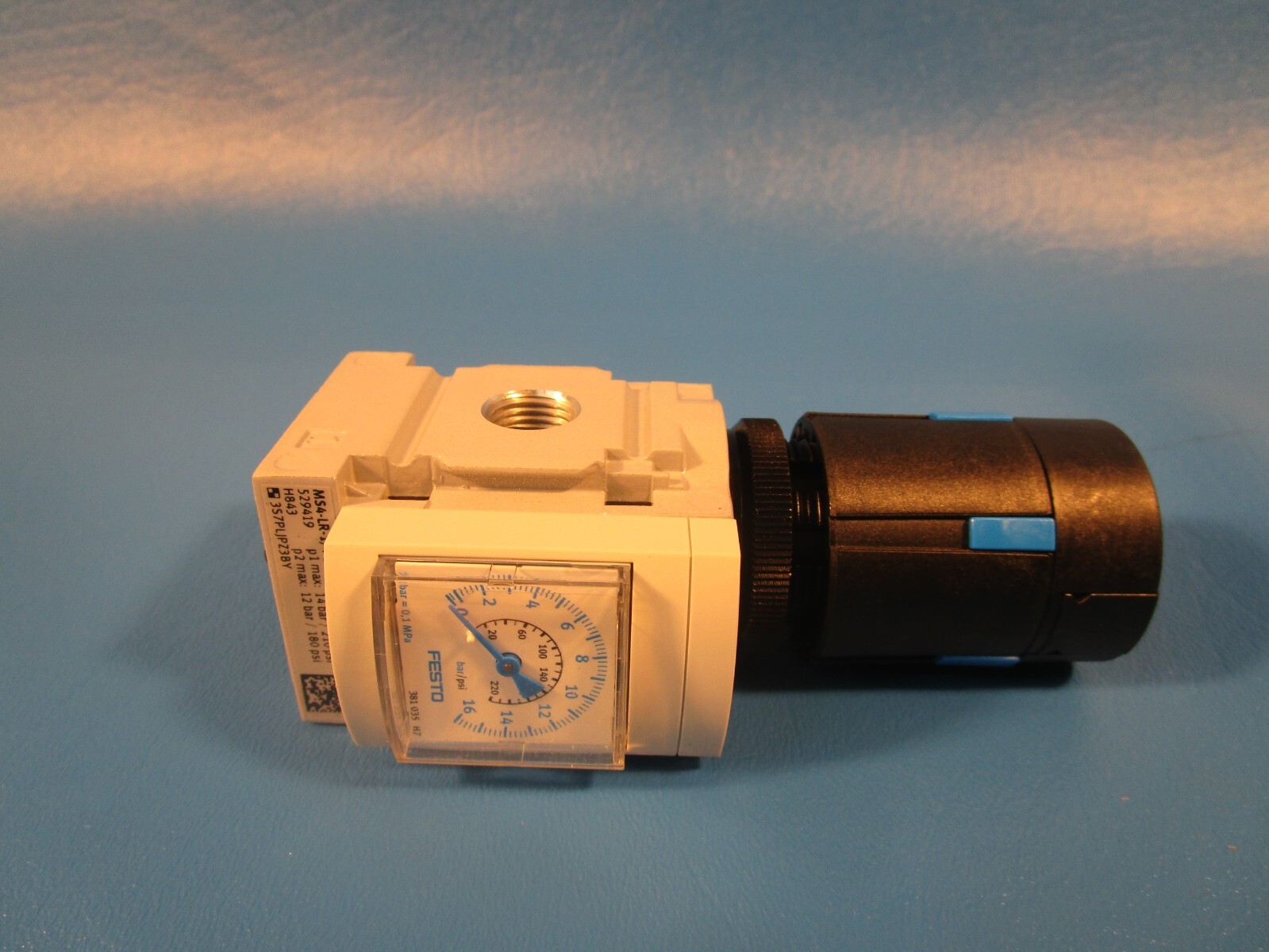 FESTO MS4-LR-1/4-D7-AS, 529419, Pressure Regulator, 0.5 to 12 bar, G 1/4 ports