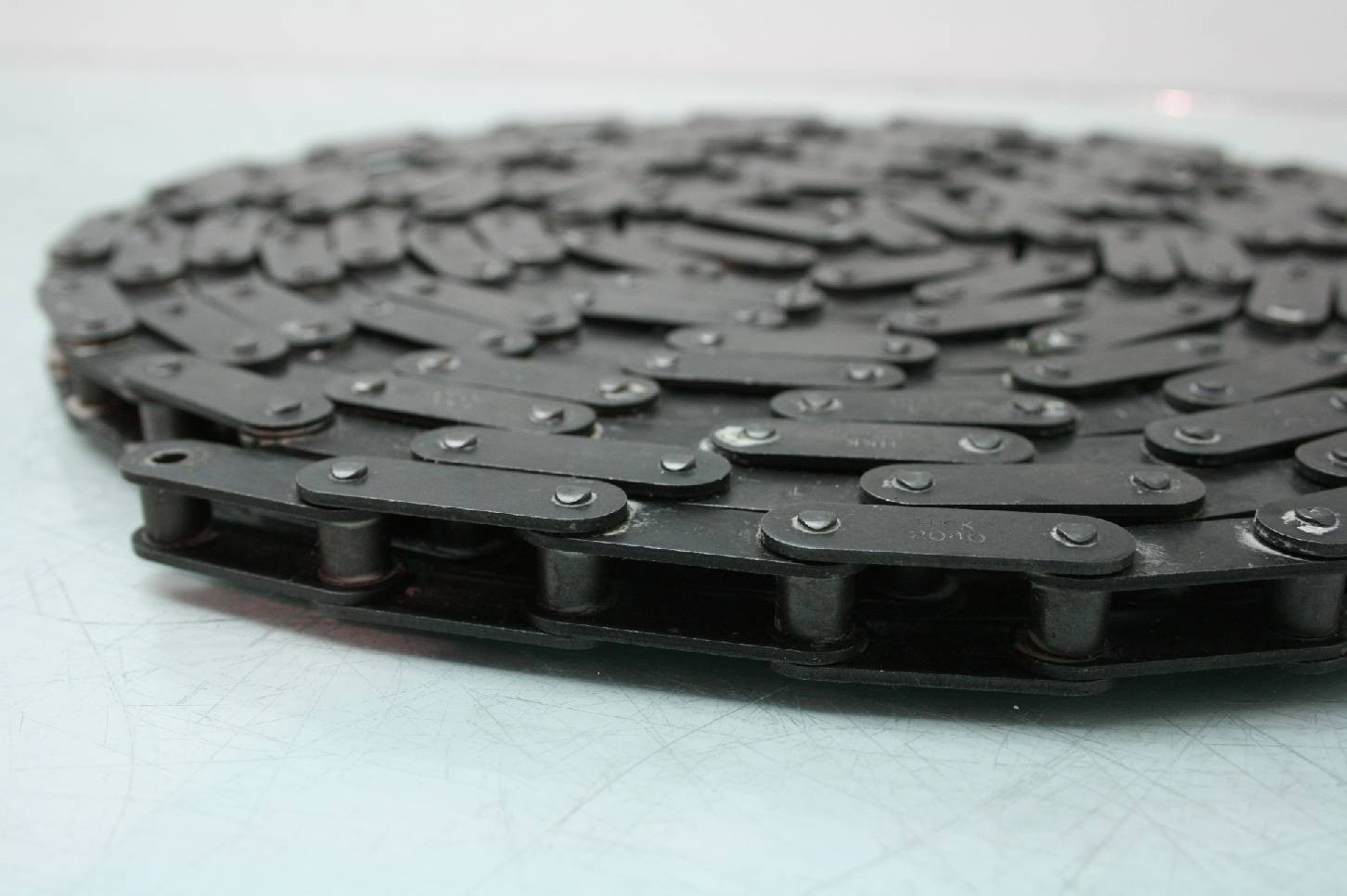 Unused HKK C2040 RIV Conveyor Roller Chain 1″ Pitch 186″ Long