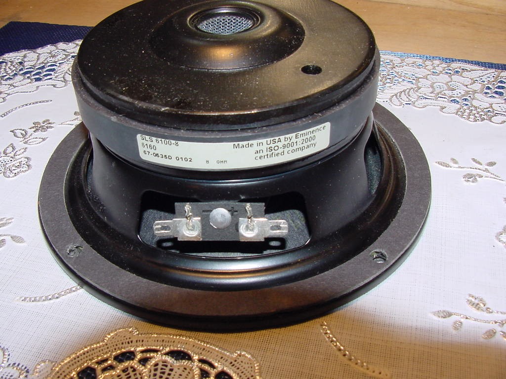 Eminence SLS 6100-8, 6.5-inch, 8-Ohm Midrange Audio Driver SLS Audio Loudspeaker