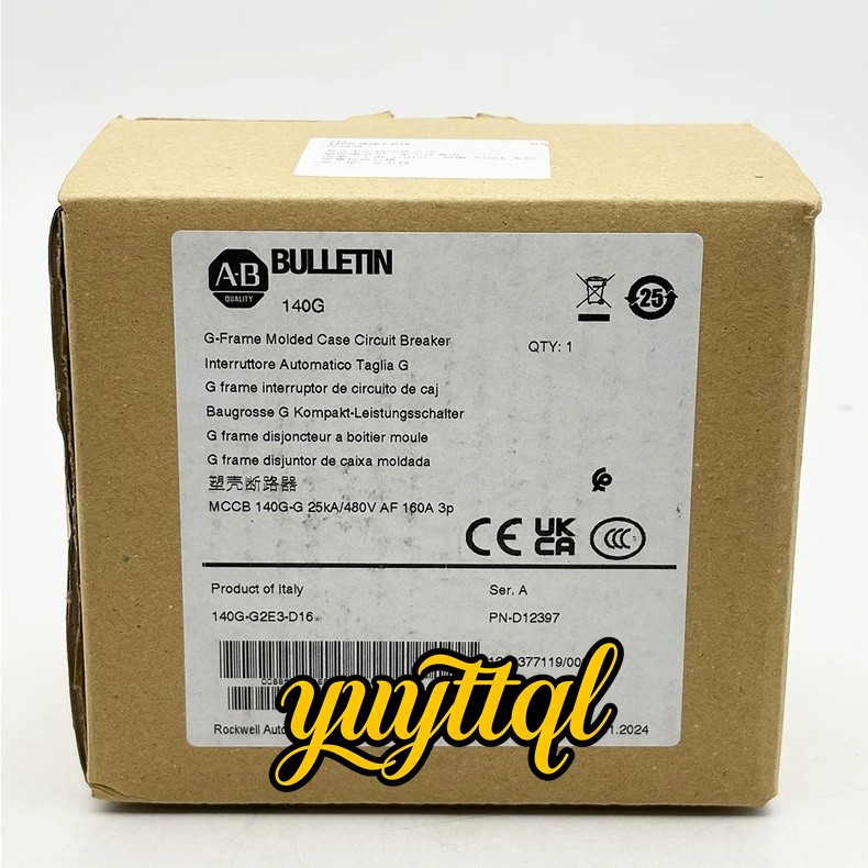 140G-G2E3-D16 140G 125A Frame Molded Case Ckt-Bkr New Original 140GG2E3D16