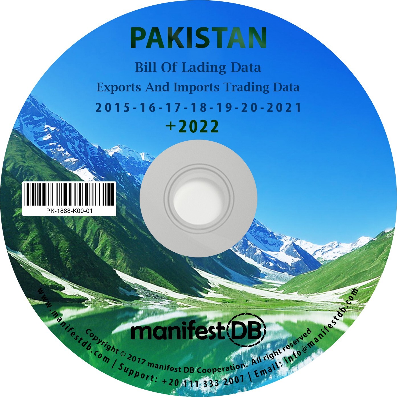 Pakistan Exports and Imports Trading | Bill of lading data Disk | manifestDB