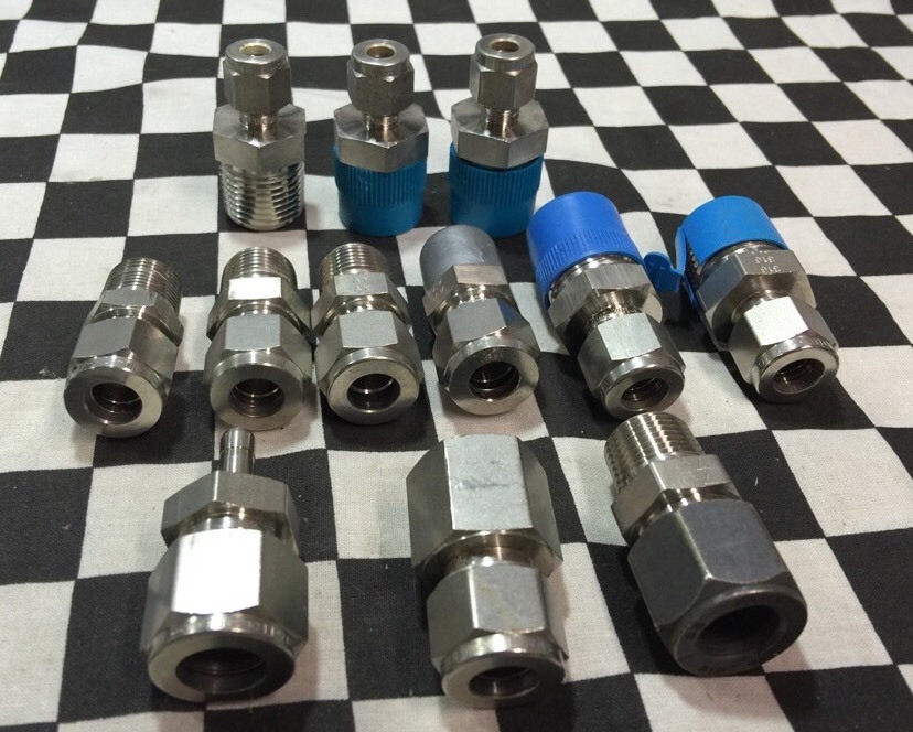 Lot Of 28, Swagelok Parker Duralock SS-400-1-8 & SS-600-1-6 & SS-400-R-8, #ZL28