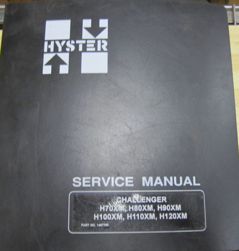 Hyster 1467766 Challenger Service Manual H70XM, H80XM, H90XM,