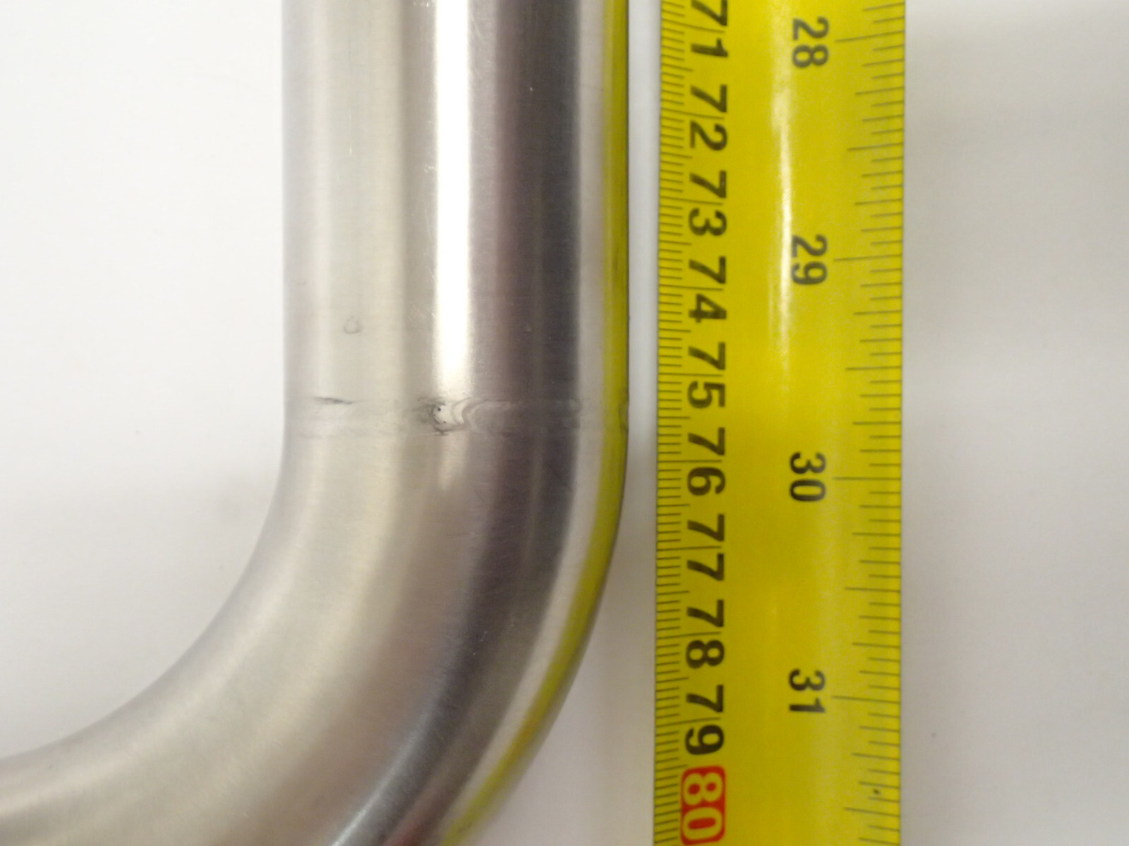 MBRAUN KF 40 COMPATIBLE PIPE WITH ELBOW HELIUM LEAK 1×10^-6 75cm LONG