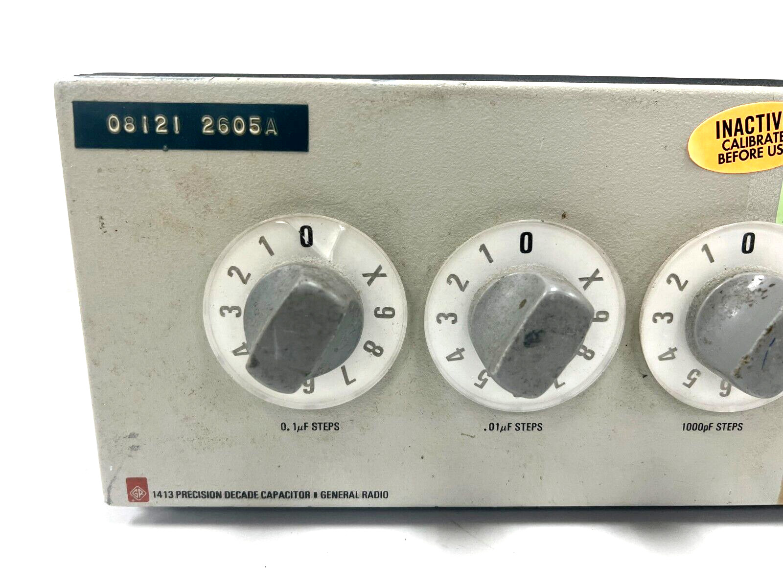GENERAL RADIO 1413 PRECISION DECADE CAPACITOR