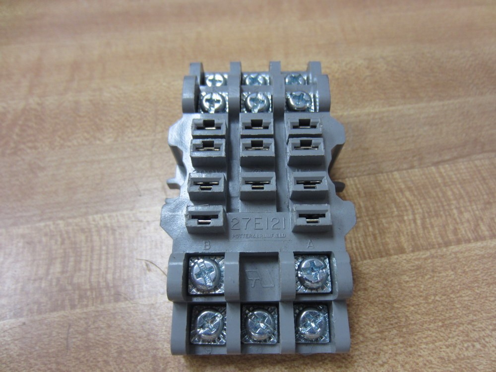 Potter & Brumfield 27E121 AMF Relay Socket (Pack of 3)