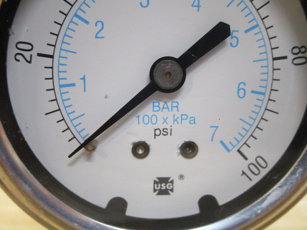 Ametek USG 165298 Gauge 0-100 PSI/KPA/BAR