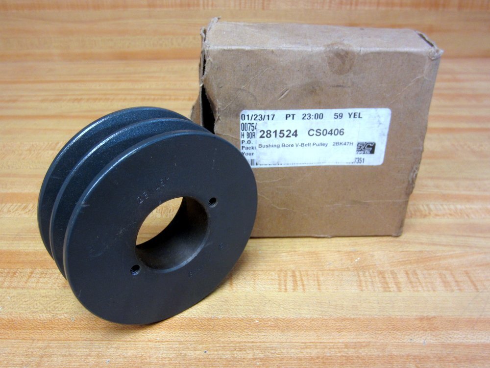 IDC 2BK47H Bushing Bore V-Belt Pully