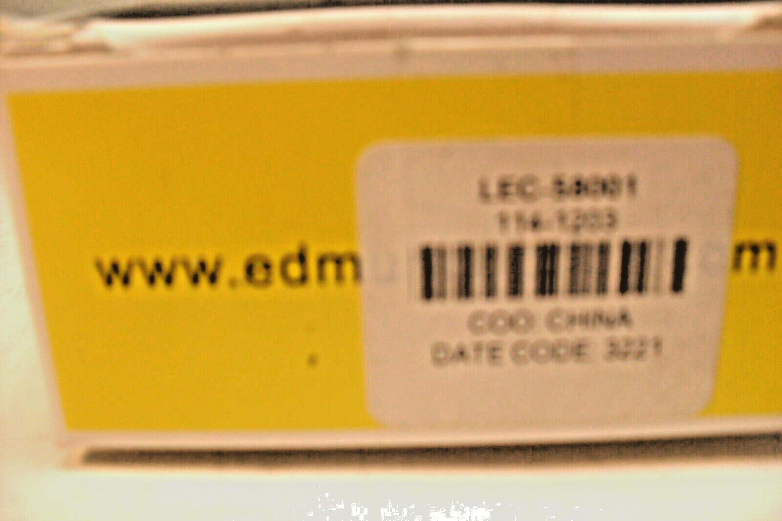 Cognex LEC-58001 Edmund Optics Lens – New in Factory Box – USA SELLER