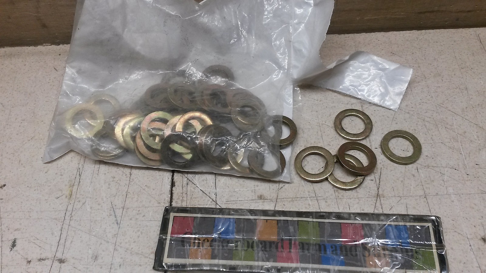 Qty-50 NOS Zinc Flat Washer 12387327-31 5310013799663 MRAP