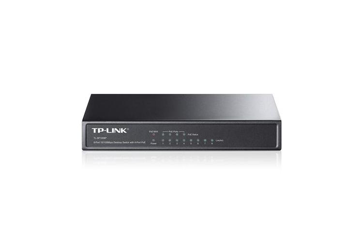 NEW TP Link TLSF1008P 8 Port PoE Switch with 4 Ports of PoE