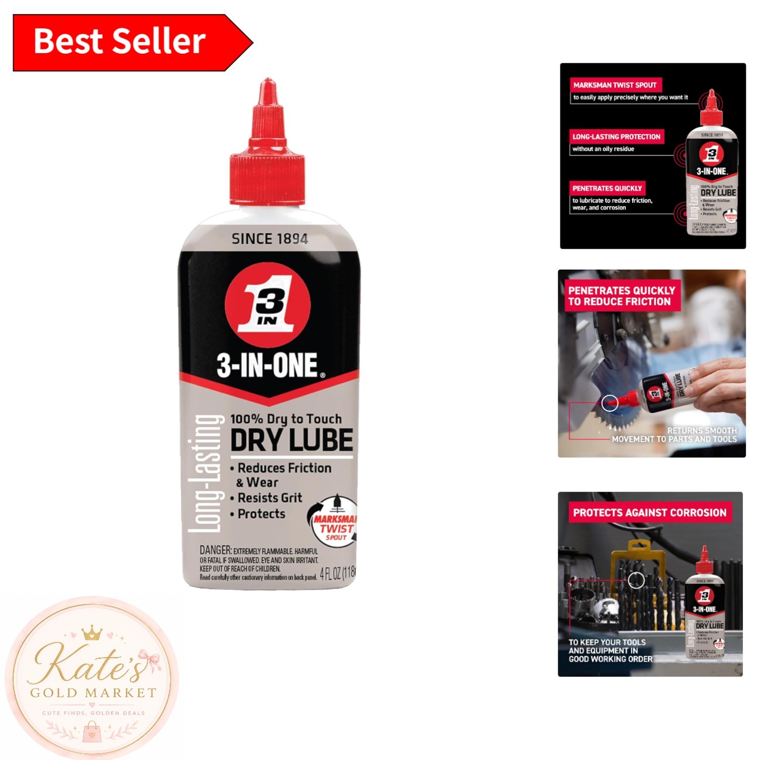 120022 High-Performance Penetrant 4 oz – Fast-Acting Rust Remover for Marine Use