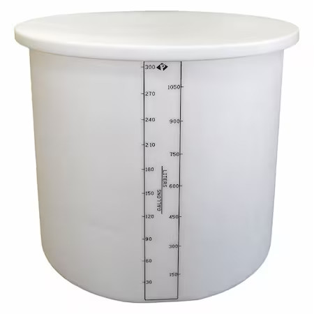 Peabody Engineering 01-29052 Storage Open Top Process Chemical Tank, Vertical,