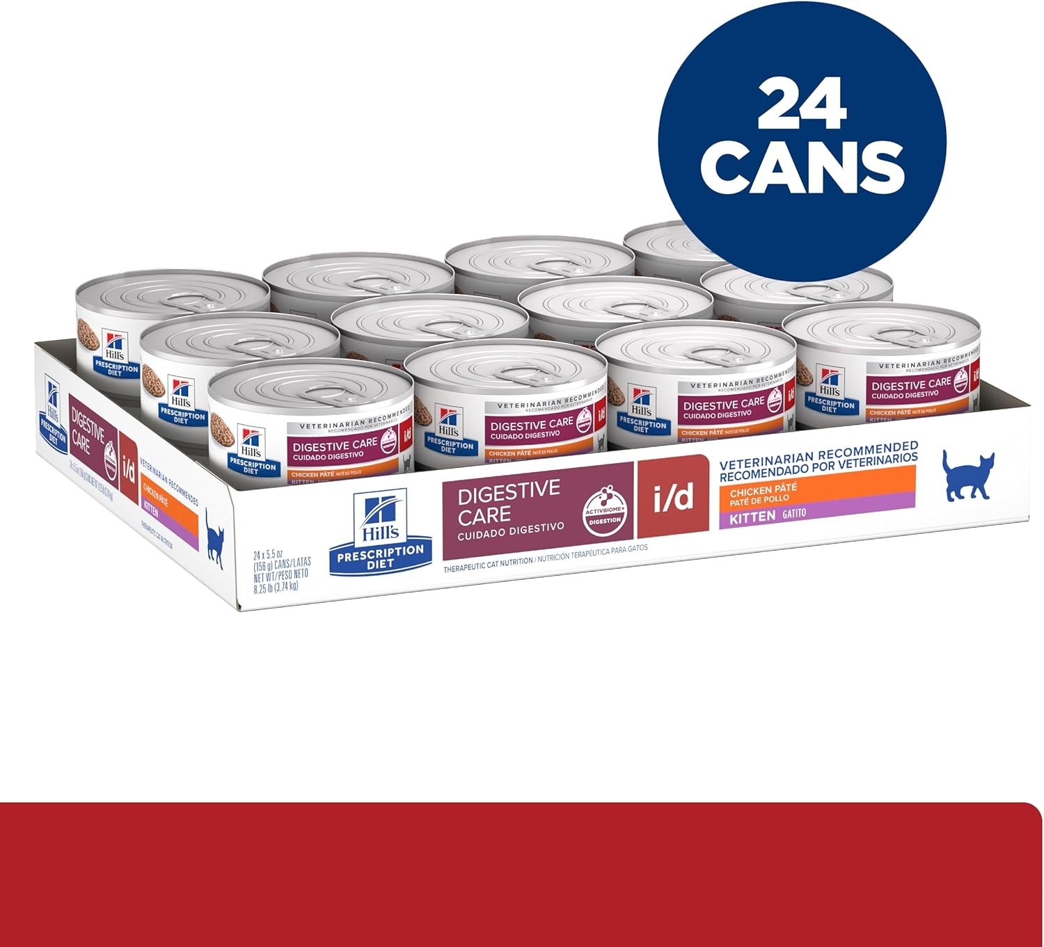 Kitten Wet Cat Food, 5.5 oz., 24 ct.