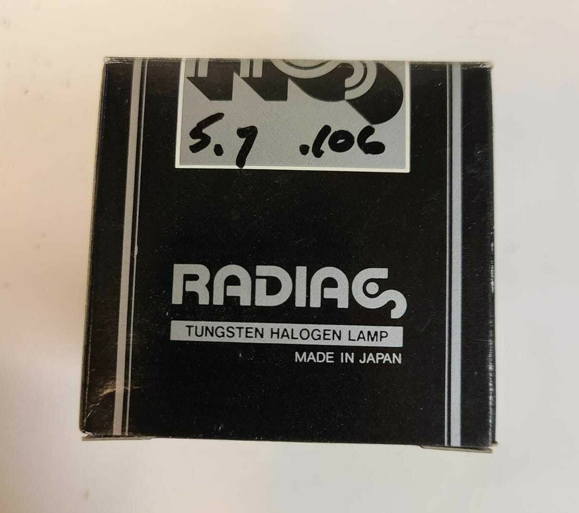 Lot of 2 Radiac EJL Projector Lamp 24 V 200 W Tungsten Halogen New
