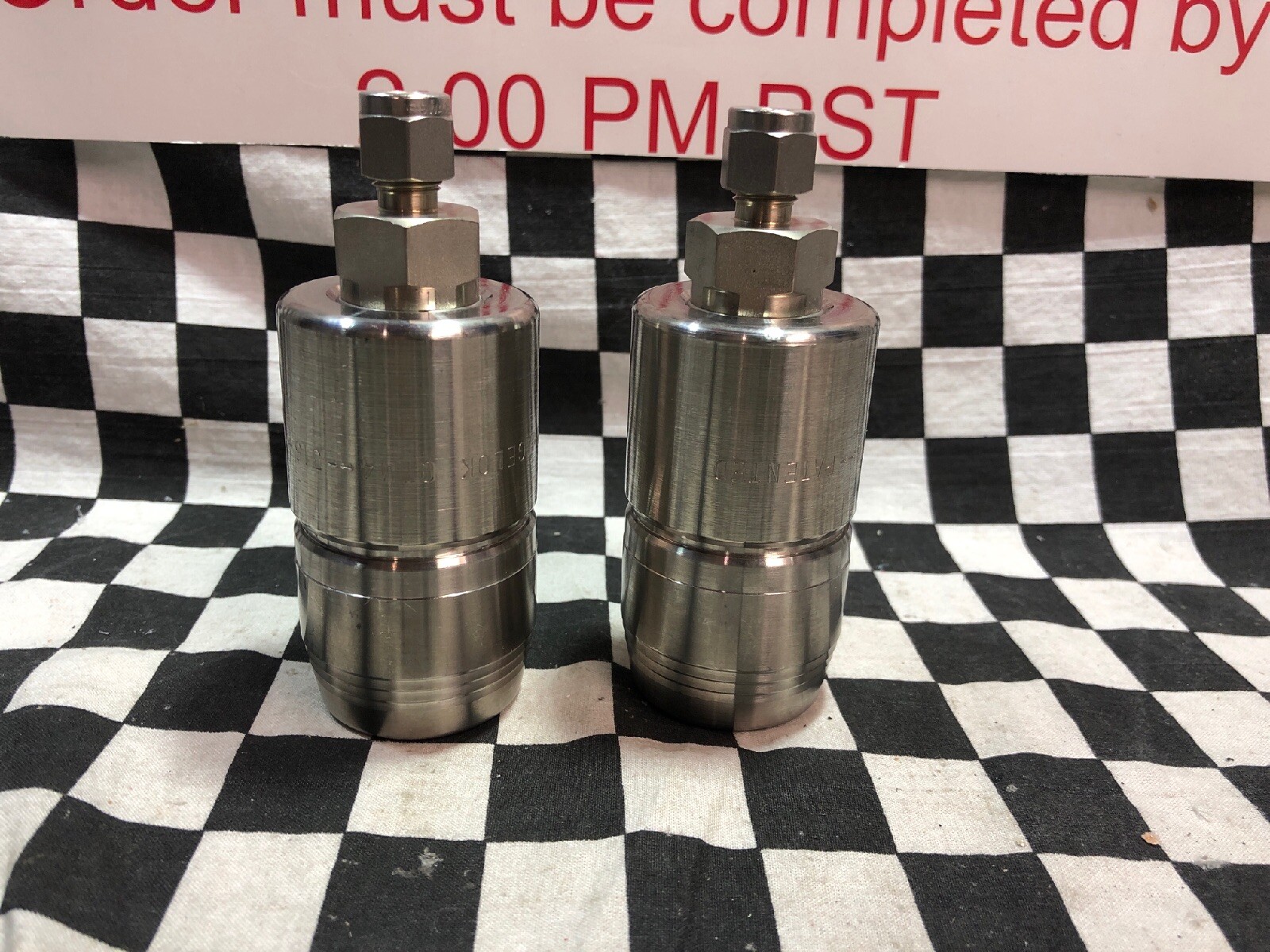 Lot Of 2 SWAGELOK Quick Connect Body, 1/4” COMP, SS-QTM4A-B-400, SHIPSAMEDAY