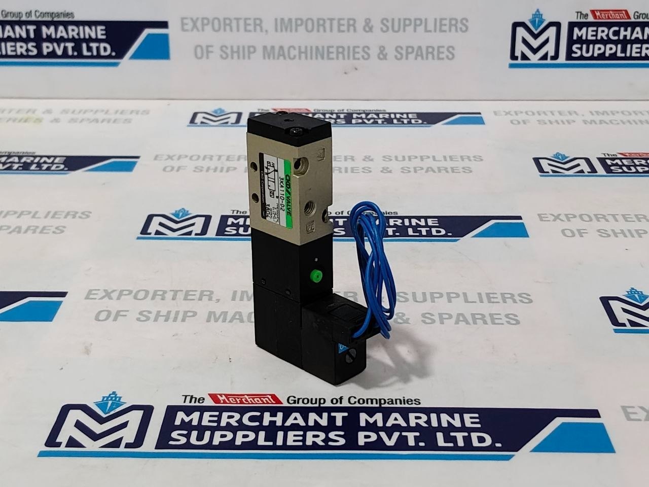 CKD 3KA110-D2 AC100V Pneumatic Solenoid Valve with Coil AC100V Press0.15-0.7MPa