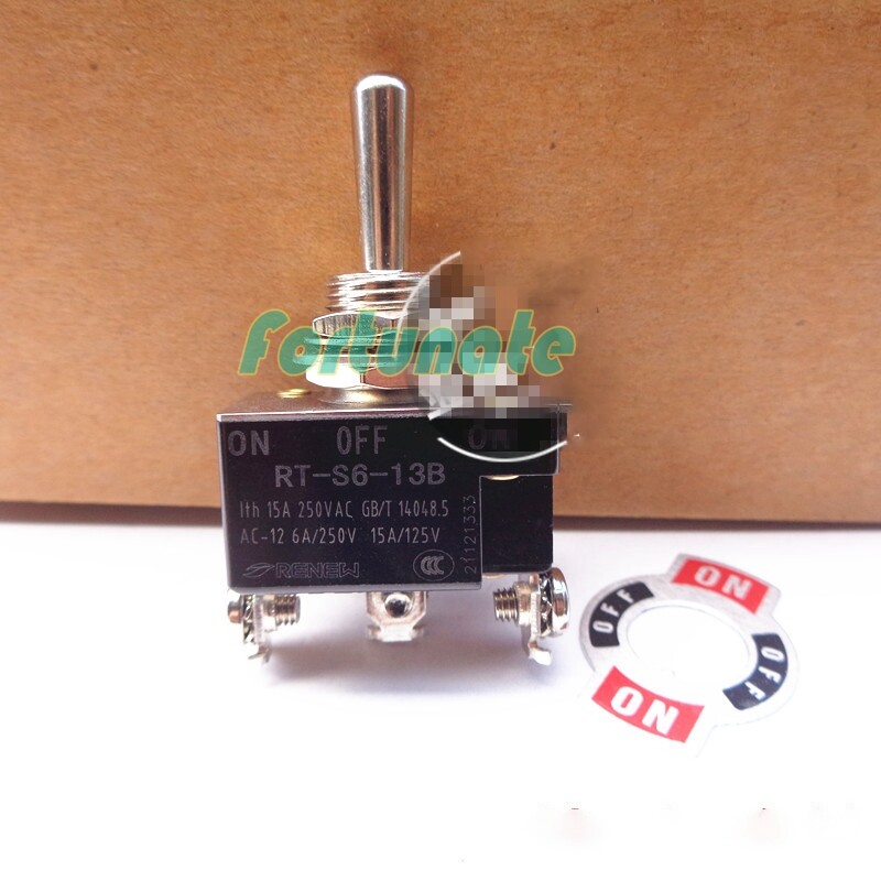 10PCS New For RENEW RT-S6-13B Toggle Switch
