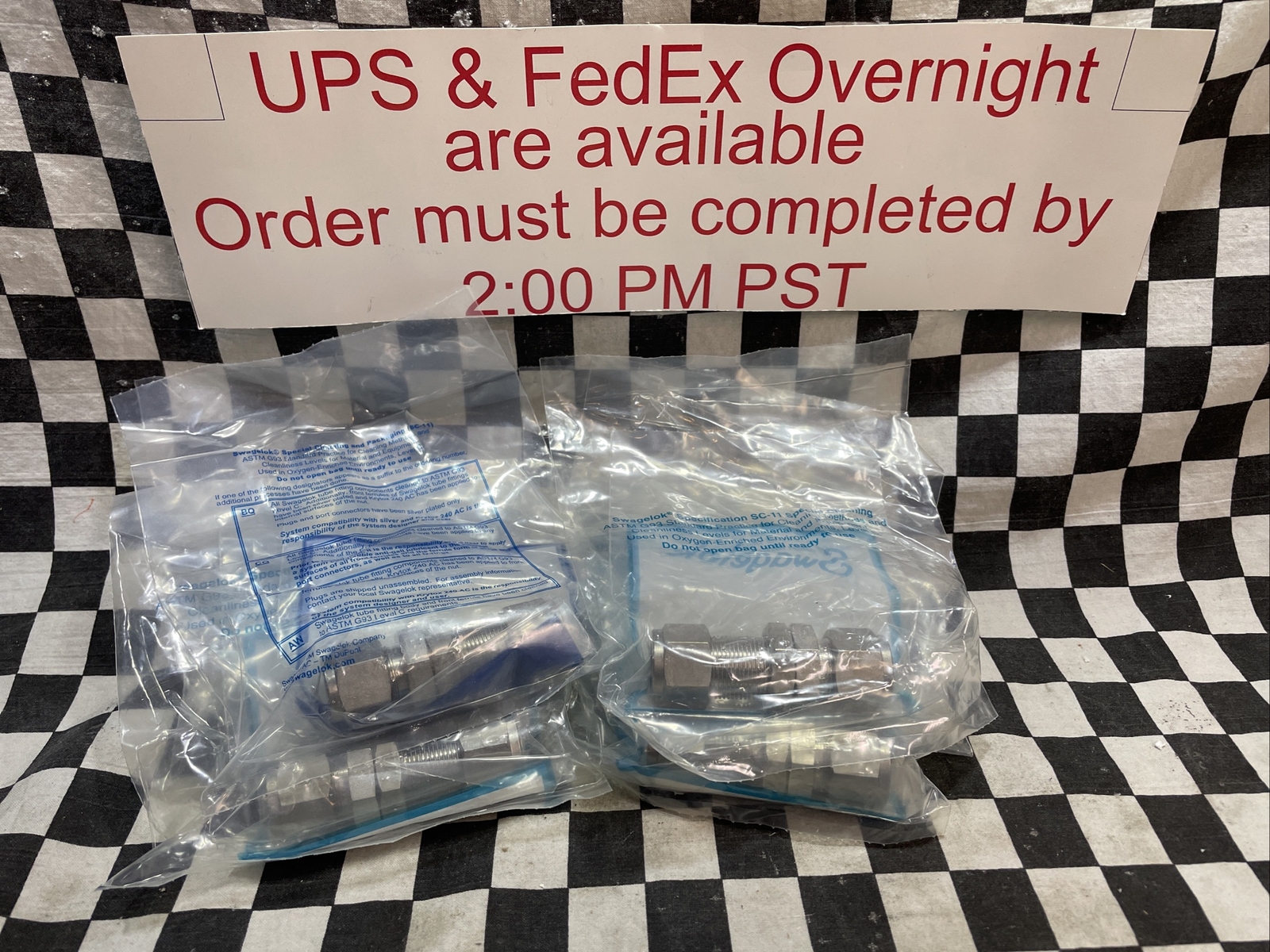 SWAGELOK SS-810-61SC11, Bulkhead Union 1/2″, LOT OF 6, SHPSAMEDAY#1178E8